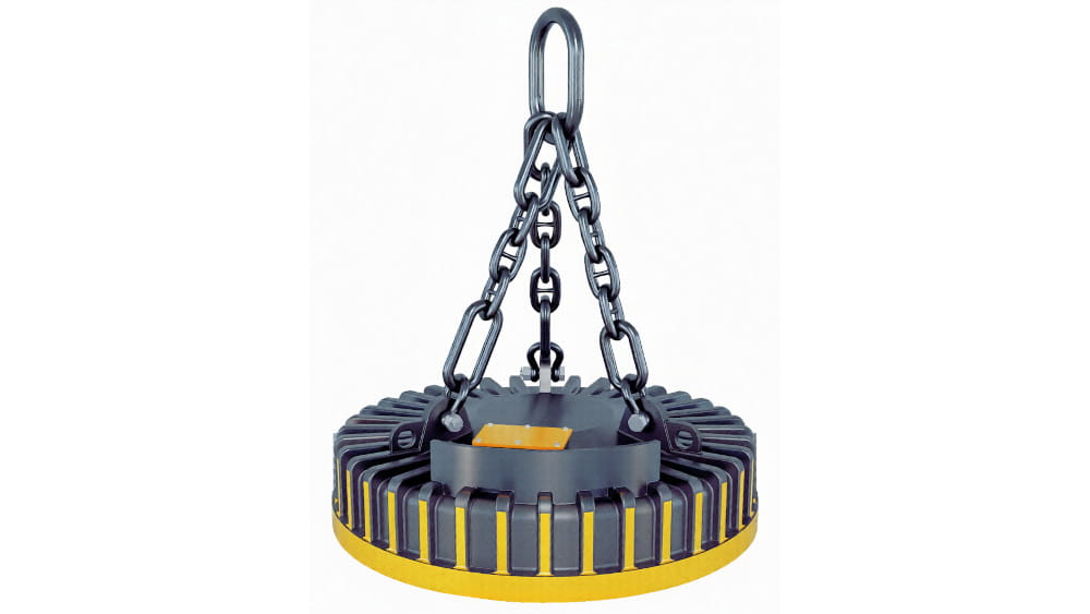 Electromagnet pentru fier vechi EMG-SM – magnet circular pentru fier vechi