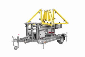 Semnalul luminos în cruce, montat pe șasiu (FIREFLY)