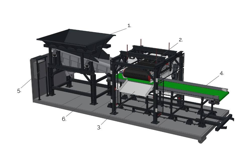 Linie mobilă de sortare – modulul 1