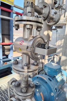 Filtru magnetic MSP-S OCTOPUS – curățarea amoniacului lichid într-o instalație chimică