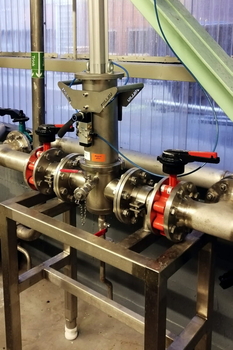 Separator magnetic de flux MSP-SC 80 N ORCA – protecția tehnologiei stației de biogaz împotriva metalului din substrat