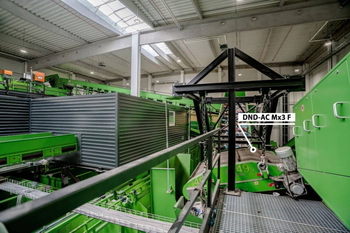 Placă magnetică automată DND-AC – sortarea metalelor neferoase din zgura de incinerare