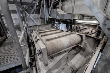 Separator cu curenți Eddy ECS – sortarea metalelor neferoase din zgura de incinerare