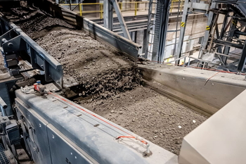 Separator cu curenți Eddy ECS – sortarea metalelor neferoase din zgura de incinerare