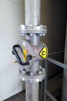 Separator magnetic pentru conducte MSP-S – transport pneumatic al făinii în producția de paste