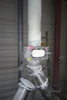 Separator magnetic pentru conducte MSs-MC – transport pneumatic al făinii în producția de paste