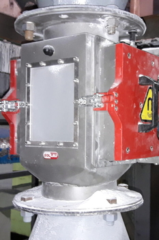 Separator magnetic cu plăci pentru conducte ML – transport pneumatic al făinii în producția de paste