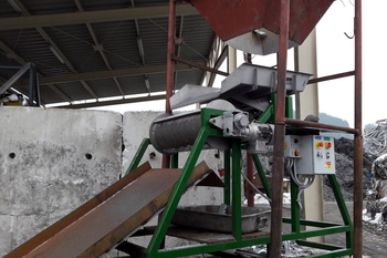 Tambur magnetic MB – curățarea finală a fracției de fier la reciclarea metalelor