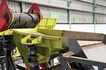 Alimentator vibrant de distribuție - sortarea fracțiilor fine și pregătirea materialului