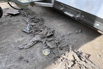 Mătură magnetică MS 2000 FALCON – curățarea suprafețelor de fier vechi căzut