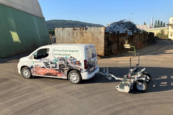Mătură magnetică MS 2000 FALCON – curățarea suprafețelor de fier vechi căzut