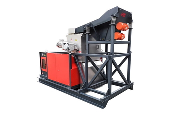 Tambur magnetic MBZ – separarea metalelor din sticla de deșeu mărunțită