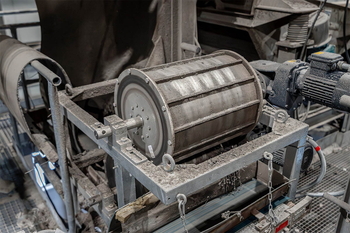 Tambur magnetic MB – separarea metalelor neferoase din zgura unui incinerator