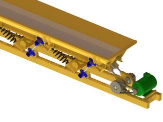 Transportoare cu frecvență naturală, vibrante
