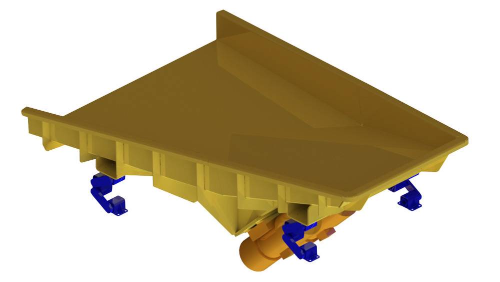Alimentator distribuitor cu vibrații