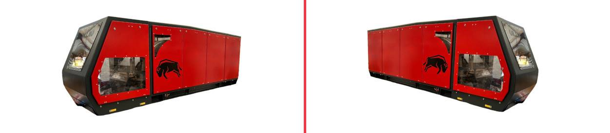 Separator magnetic cu tambur montat excentric ECS-E BUFFALO