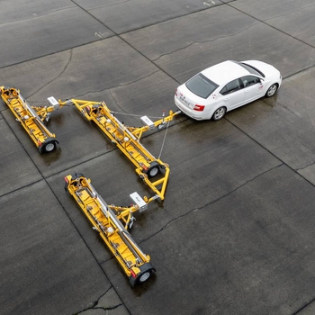 Mătura magnetică MSA 9000 EAGLE pentru aeroporturi și zone mari