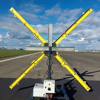 Semnal luminos în cruce, mobil, FIREFLY pentru semnalizarea închiderii pistei aeroportului