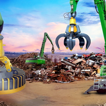 Electromagnet pentru fier vechi EMG-SM – magnet circular pentru fier vechi